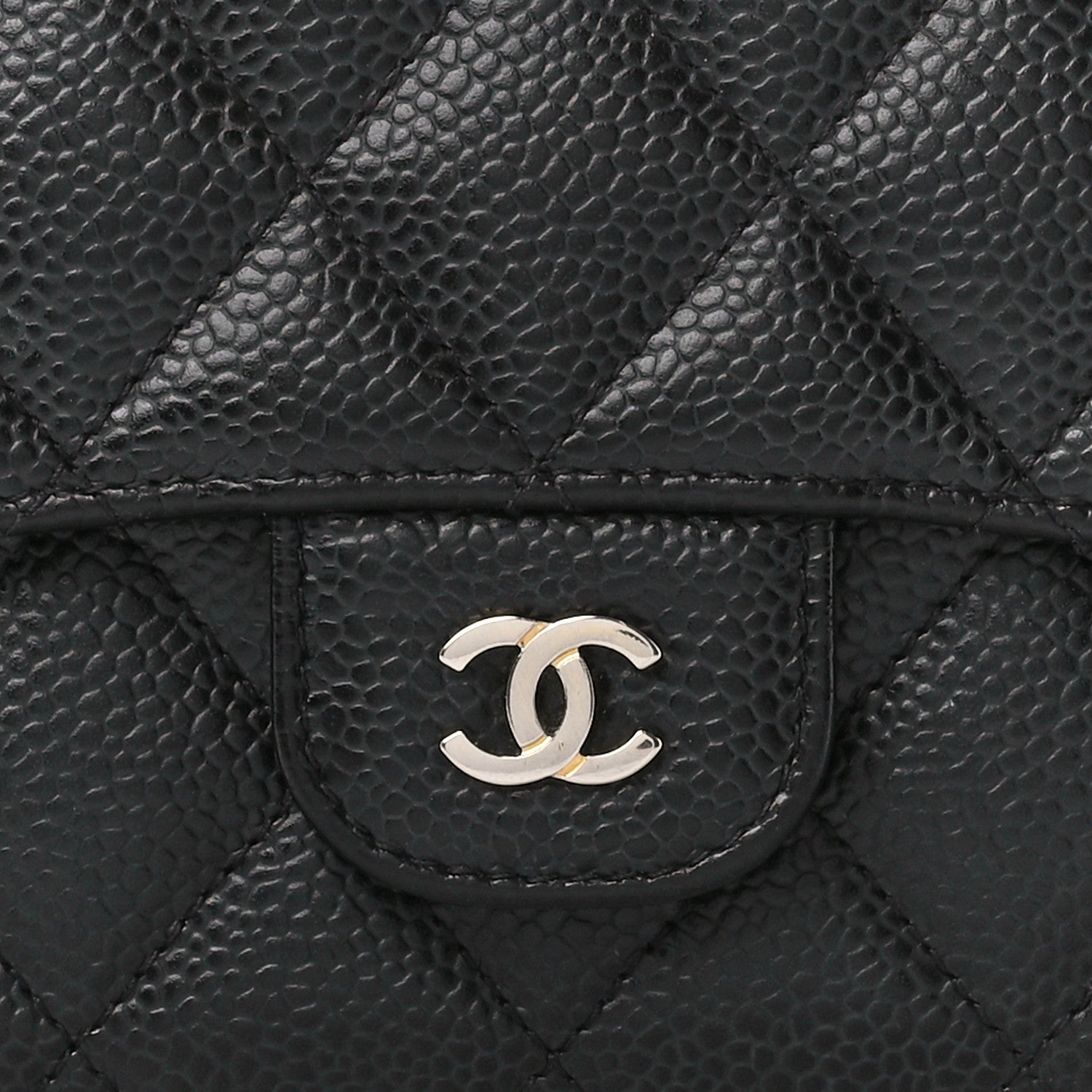 Chanel Caviar Quilted Large Flap Wallet Black 14 of 17