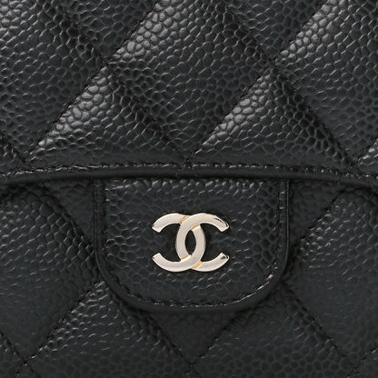 Chanel Caviar Quilted Large Flap Wallet Black 14 of 17
