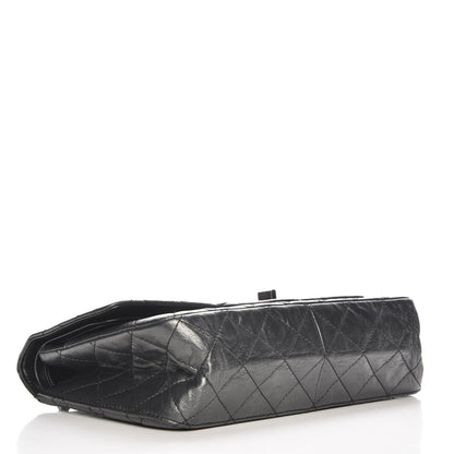 Chanel Distressed Lambskin Quilted 2.55 Reissue 227 Flap Dark Silver 4 of 7