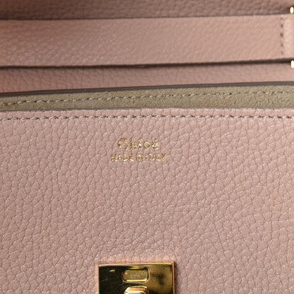 Chloe Grained Lambskin Mini Drew Shoulder Bag Cement Pink 6 of 8