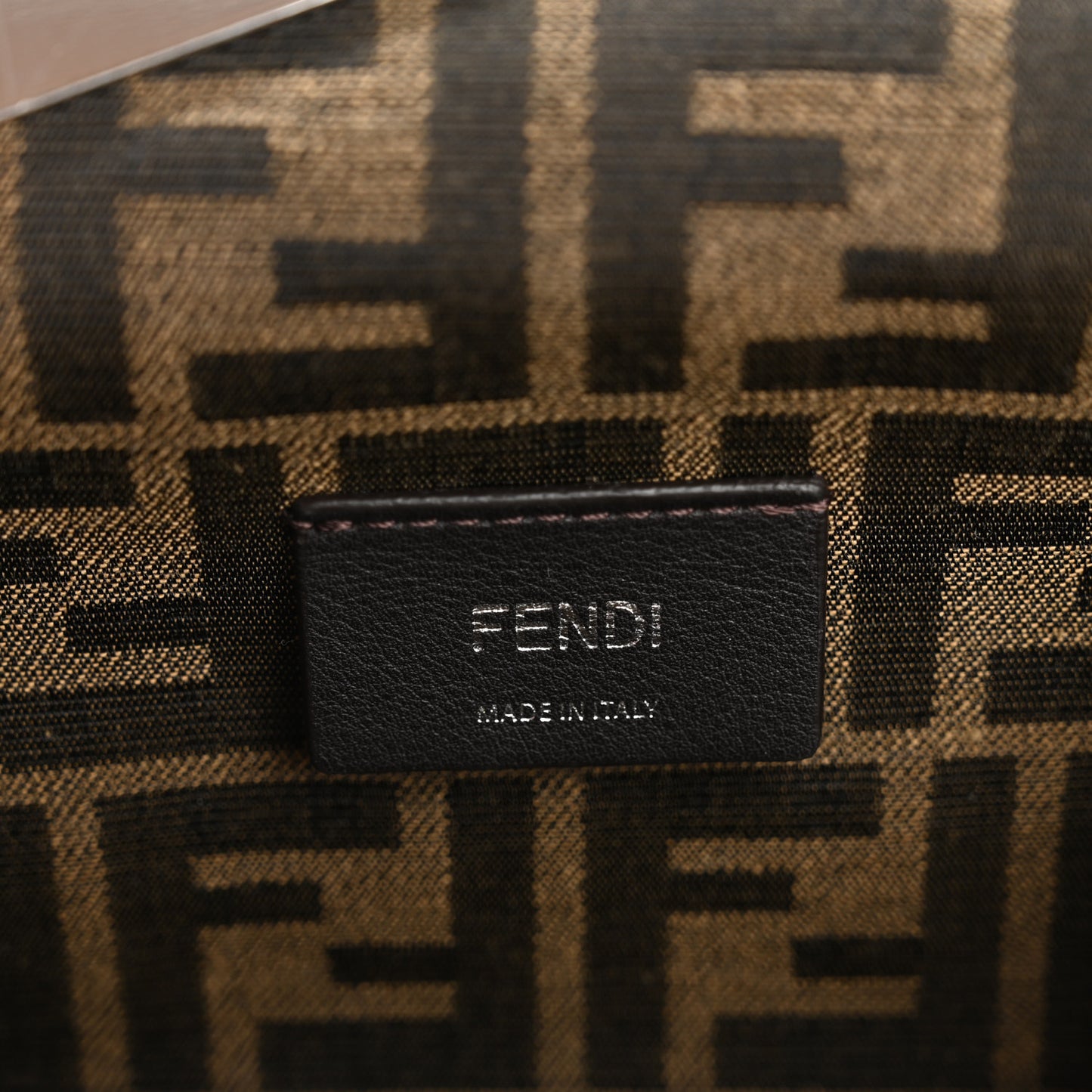 Nappa Suede Striped Inlay Small Fendi First Multicolor