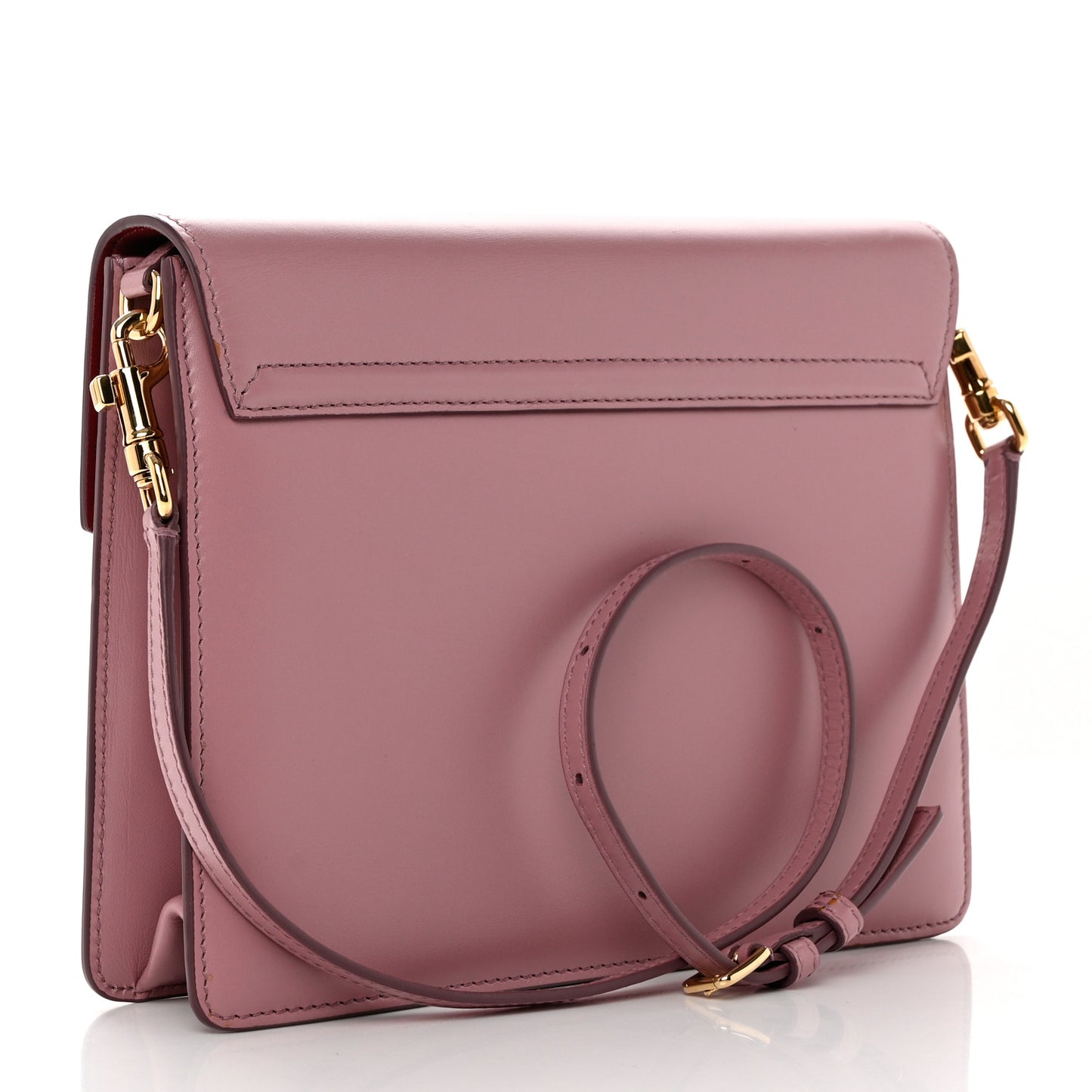 Calfskin Lucia Satchel Pink