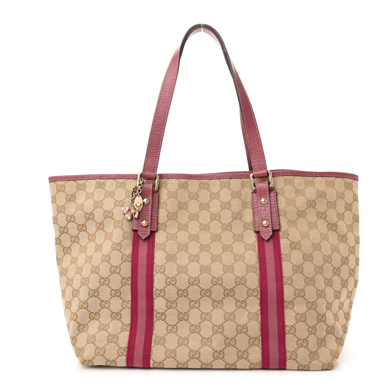 Gucci Monogram Large Jolicoeur Tote Pink 1 of 12