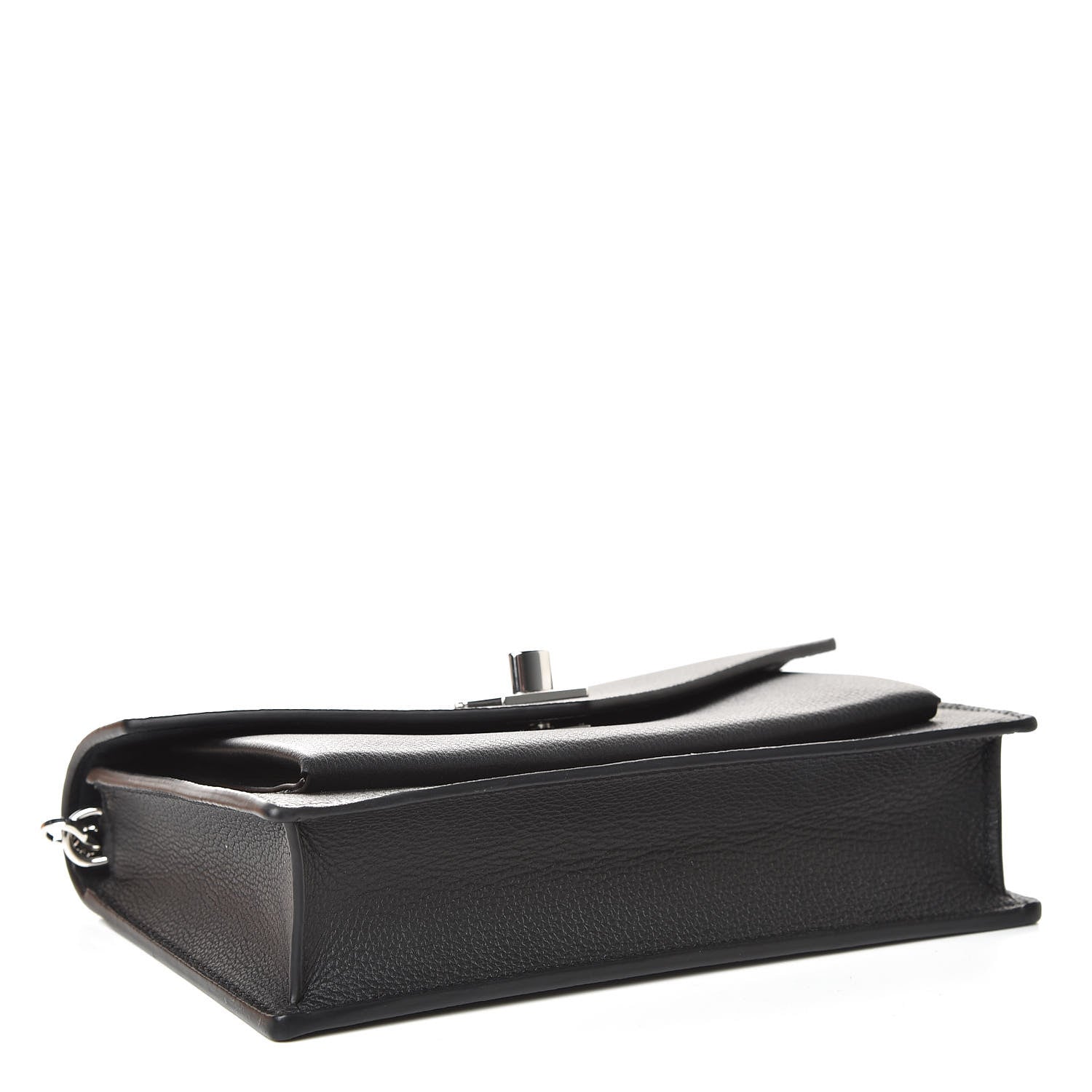 Louis Vuitton Soft Calfskin My Lockme Chain Pochette Black 4 of 10