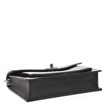 Louis Vuitton Soft Calfskin My Lockme Chain Pochette Black 4 of 10