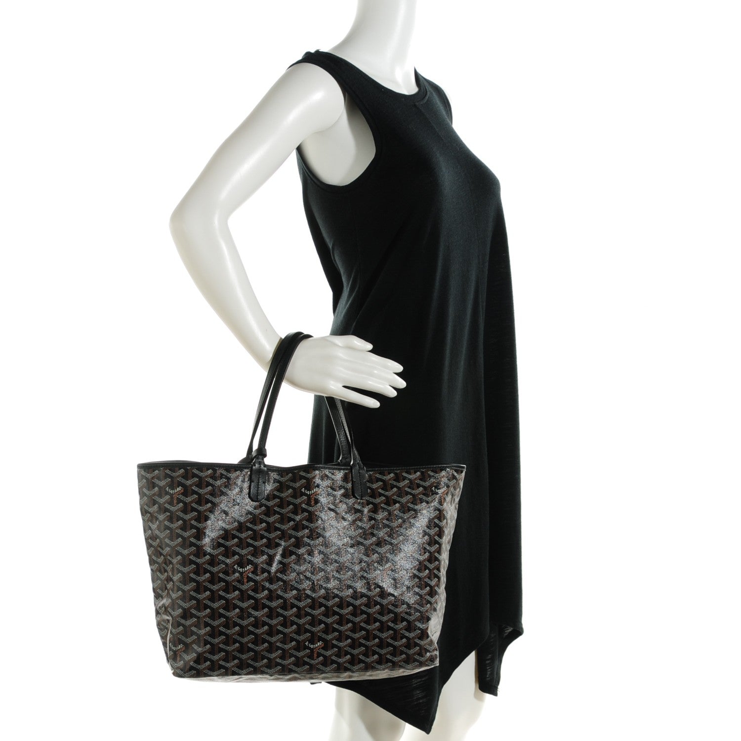 Goyard Goyardine Saint Louis PM Black 2 of 8