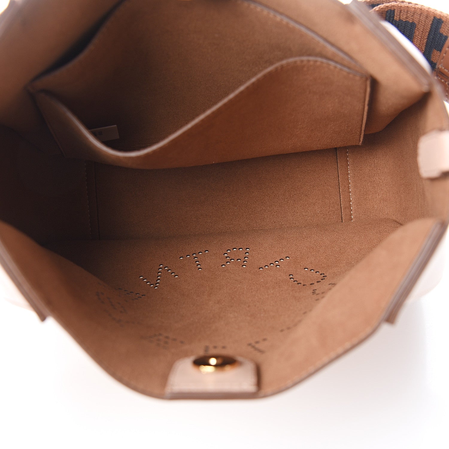Stella McCartney Eco Alter Nappa Perforated Logo Mini Crossbody Blush Pink 4 of 9