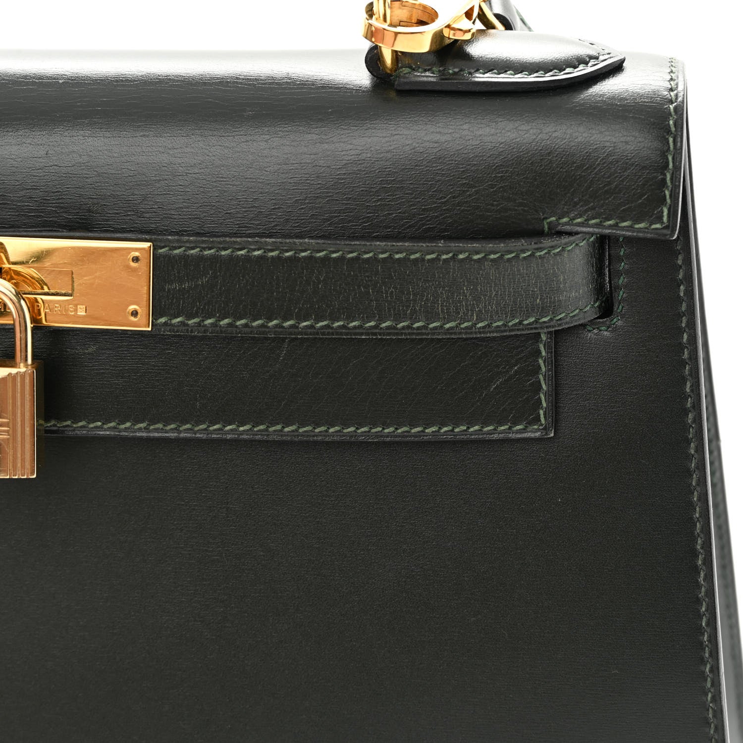 Hermes Box Kelly Sellier 28 Vert Fonce 21 of 25