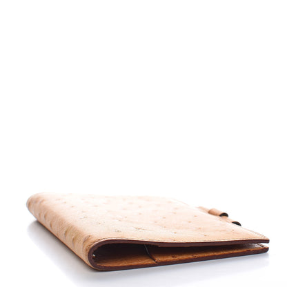 Hermes Ostrich Vision Agenda Cover PM Gold 4 of 12