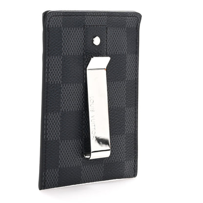 Louis Vuitton Damier Graphite Pince Card Holder Bill Clip 3 of 8