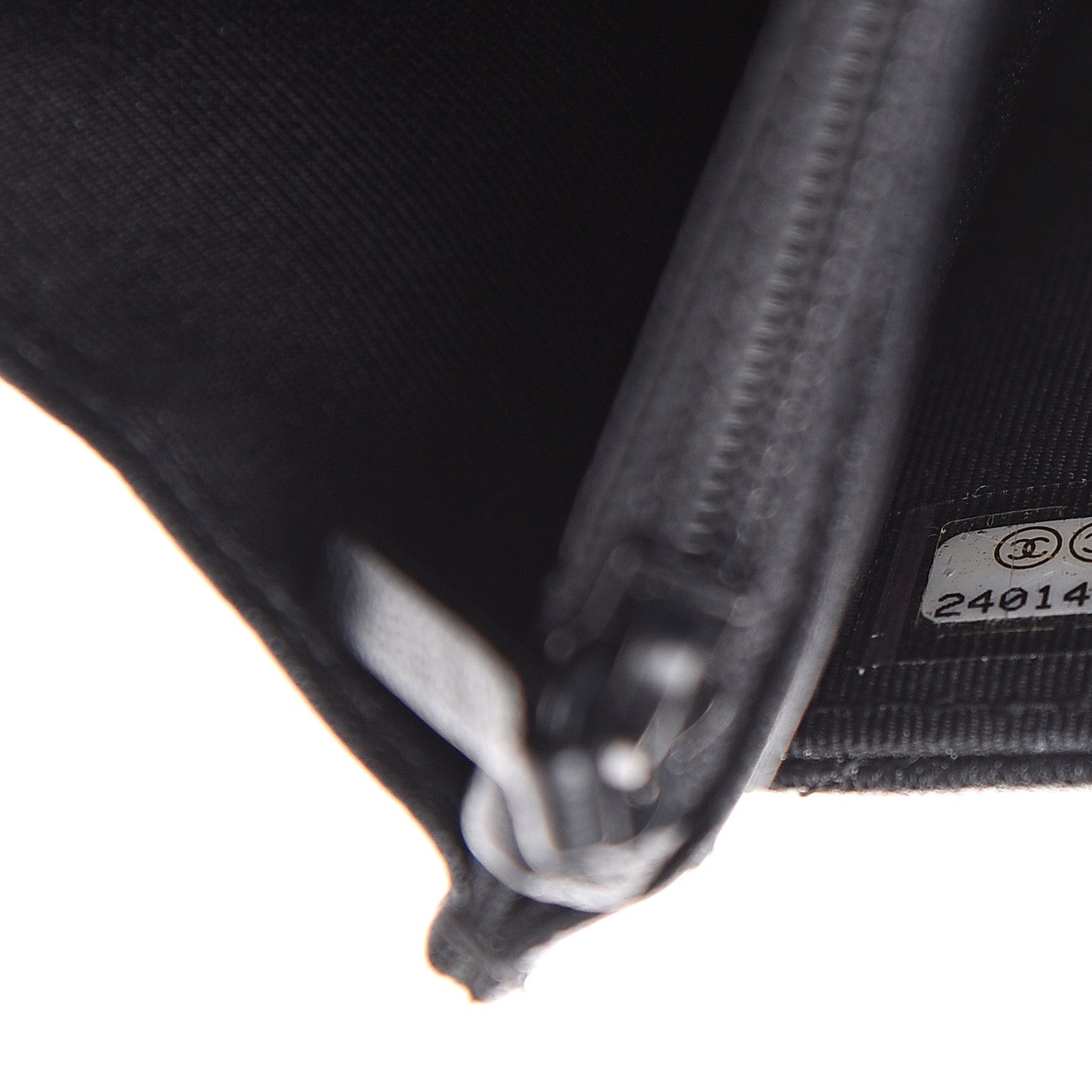 Chanel Sheepskin Chevron Quilted Reissue Wallet On Chain WOC So Black 7 of 13