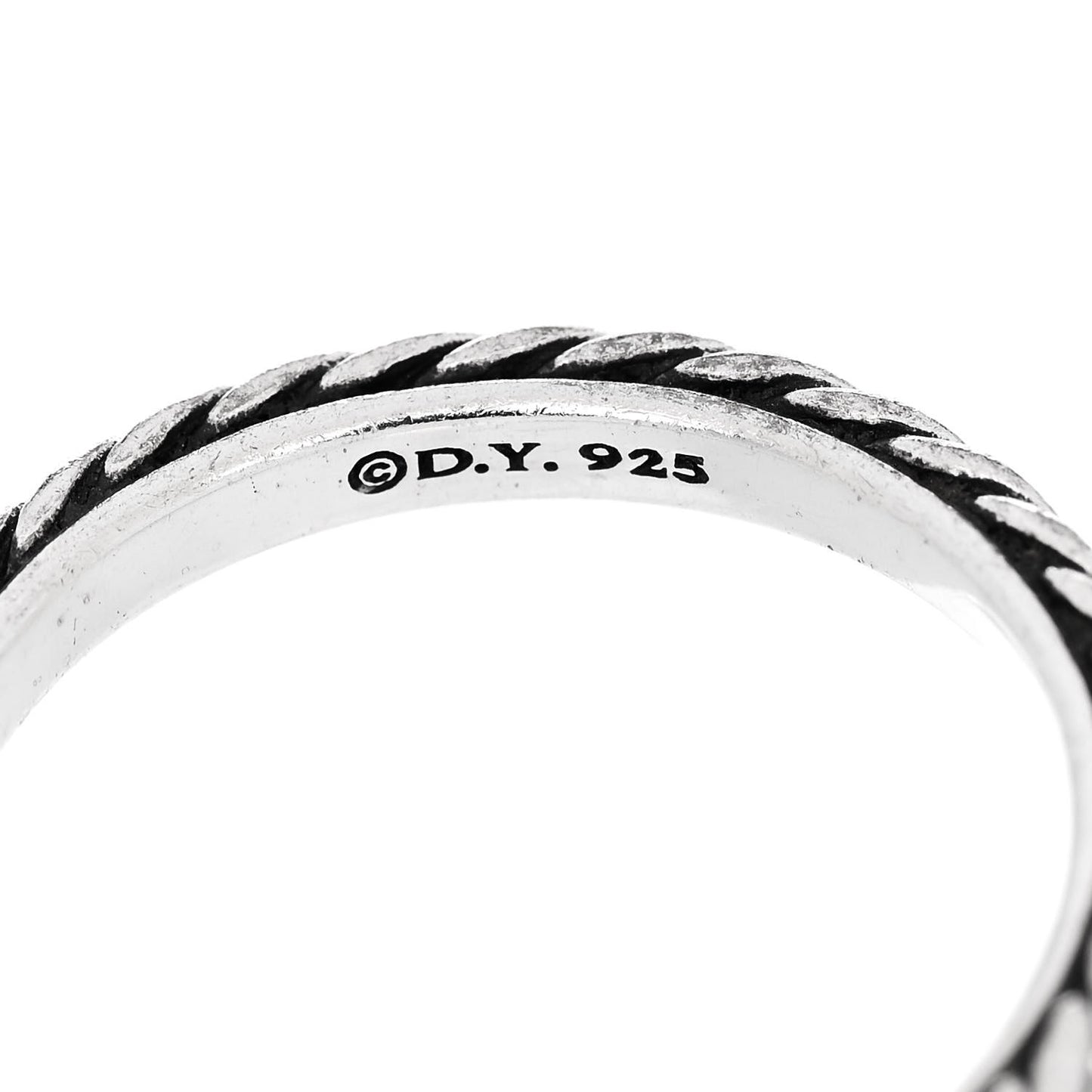 Sterling Silver 2.5mm Stackable Cable Ring 57 8