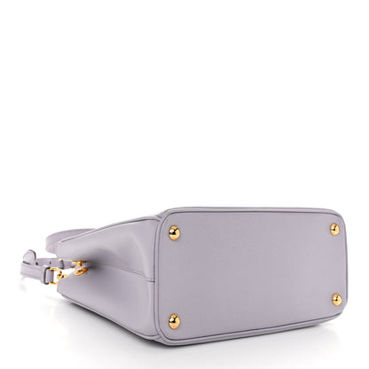 Prada Saffiano Small Galleria Double Zip Tote Glicine 4 of 10