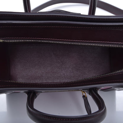 Celine Satin Calfskin Nano Tri-Color Luggage Orchid 6 of 8