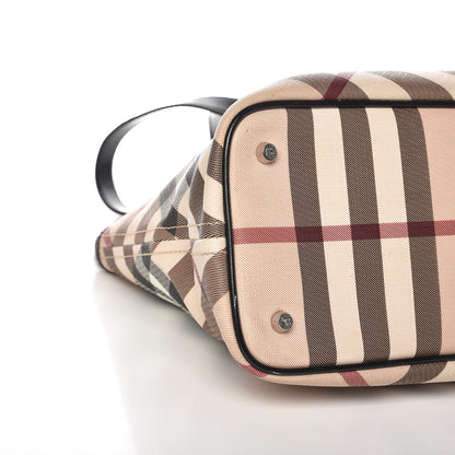 Burberry Supernova Check Regent Tote Black 14 of 16