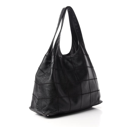 Chanel Calfskin Square Stitched Tassel Hobo Black 3 of 17