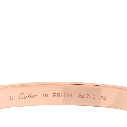 Cartier 18K Pink Gold LOVE Bracelet 16 3 of 4