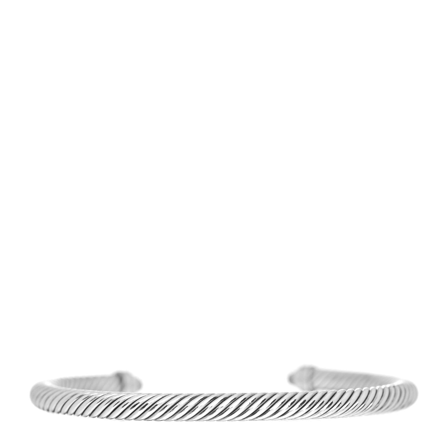 Sterling Silver Diamond Blue Topaz 5mm Cable Classics Bracelet