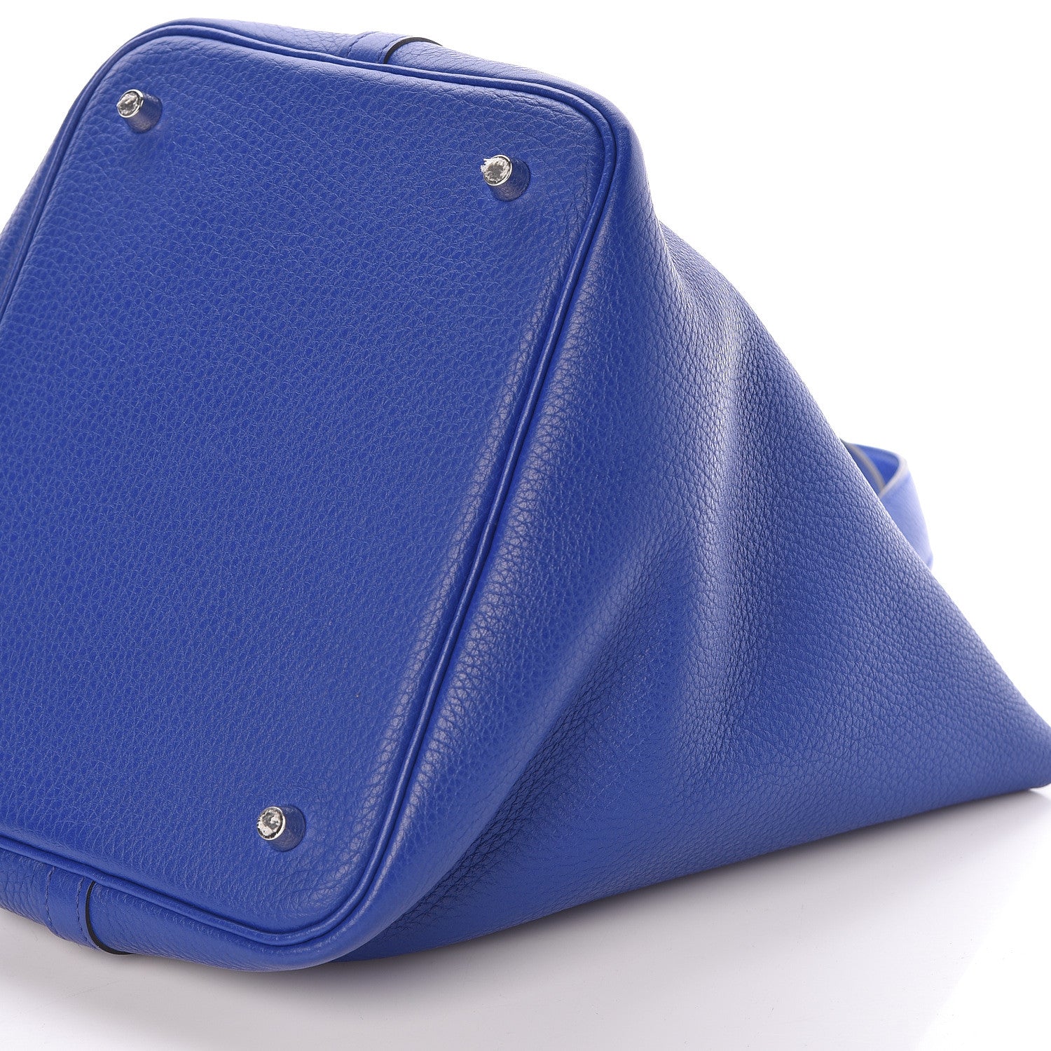 Hermes Taurillon Clemence Picotin Lock 22 MM Bleu Electrique 9 of 9
