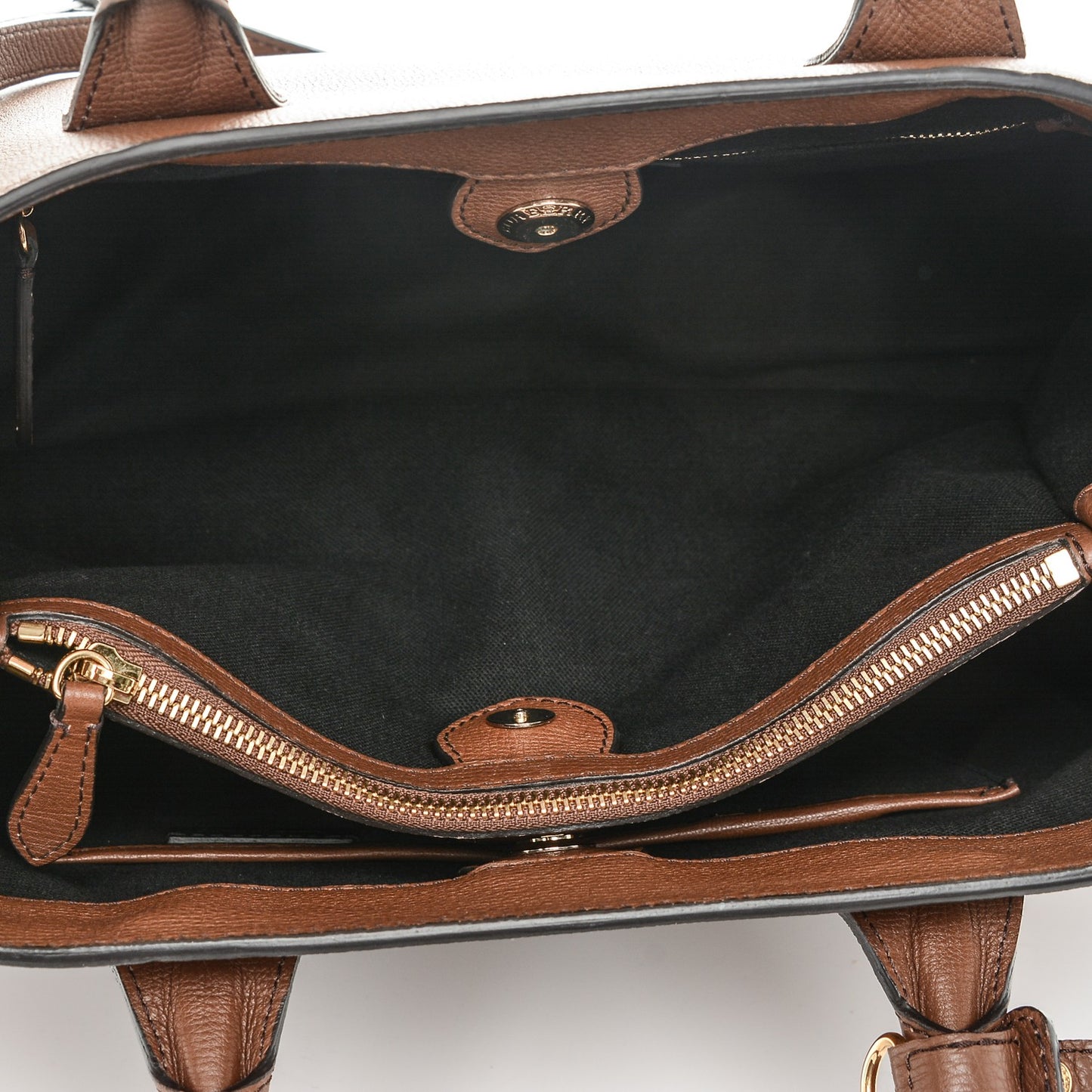 Grainy Calfskin House Check Medium Banner Tote Tan
