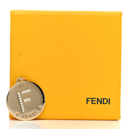 Fendi Crystal ID Pendant Gold 5 of 5