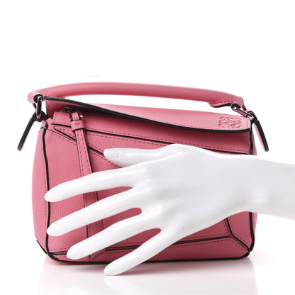 Loewe Calfskin Mini Puzzle Bag Wild Rose 2 of 10