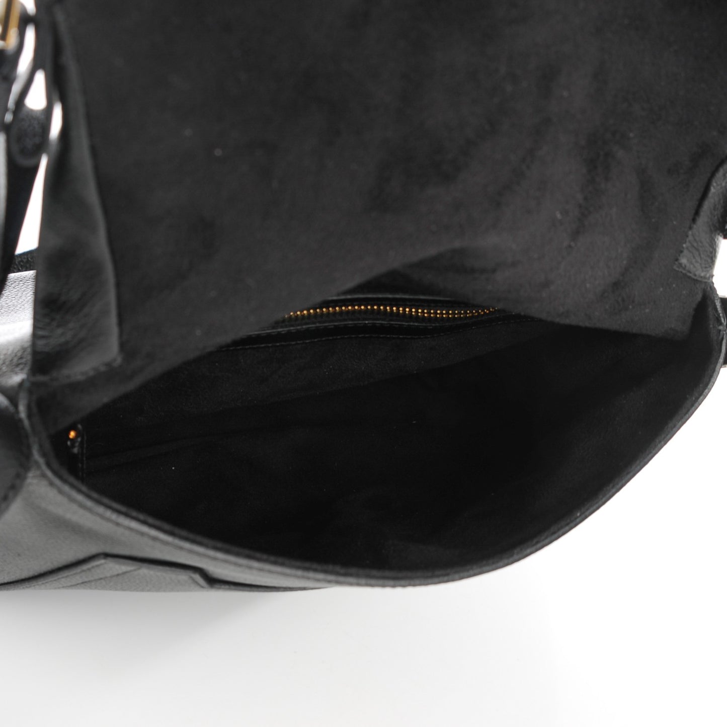 Grained Calfskin Medium Jennifer Crossbody Bag Black