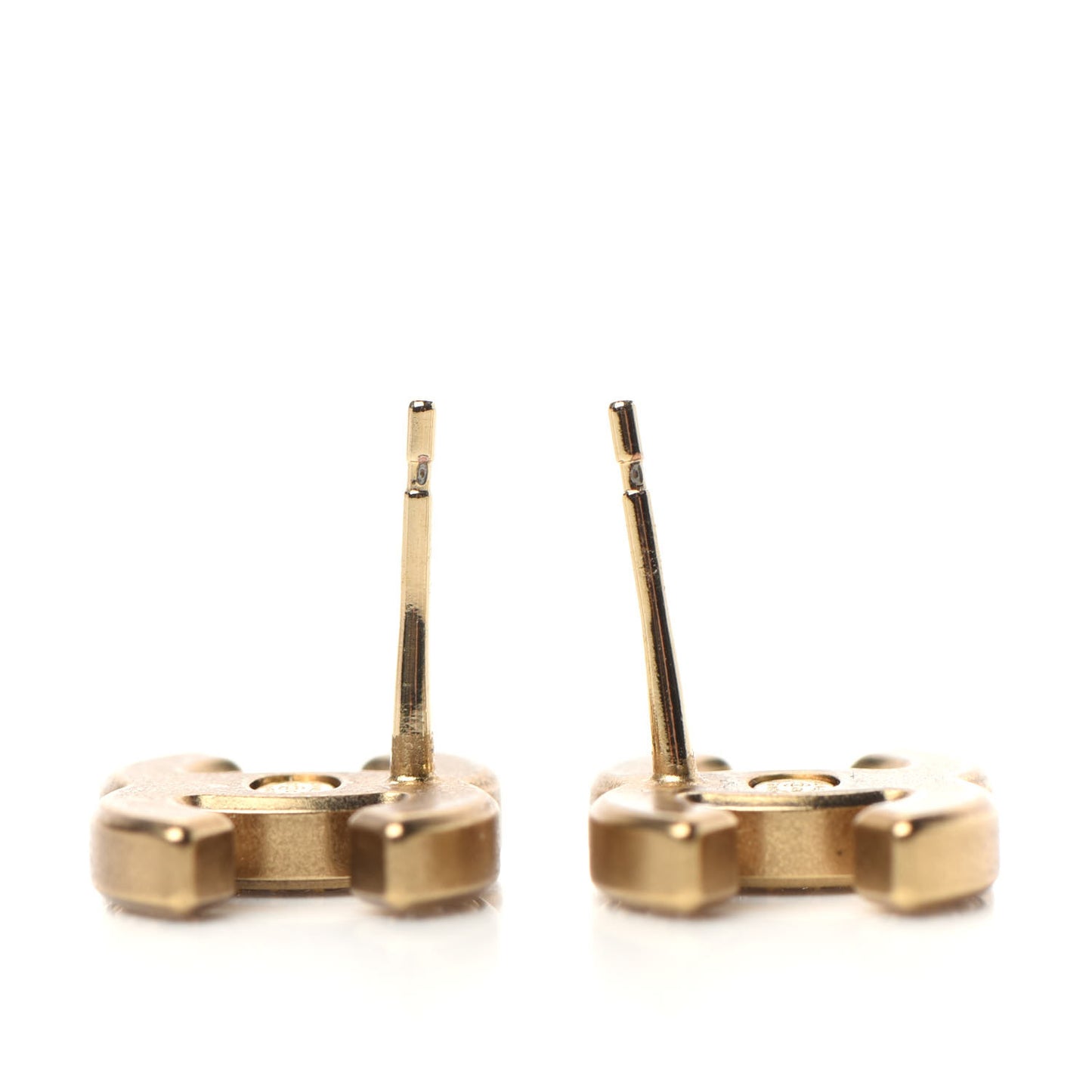 Crystal CC Earrings Gold