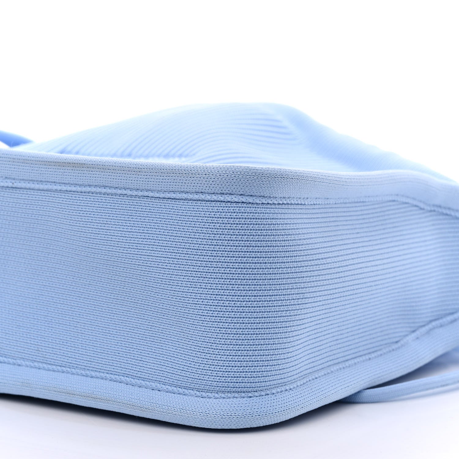 Alexander Wang Ribbed Knit Small Ryan Bag Chambray Blue 9 of 10