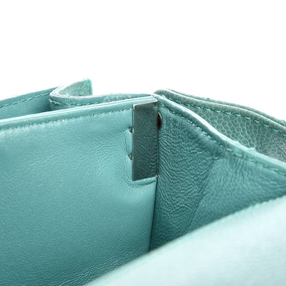 Chanel Caviar Flap Shoulder Bag Green 20 of 21