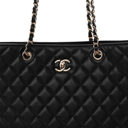 Chanel Caviar Quilted Large Shopping Tote Black 8 of 11
