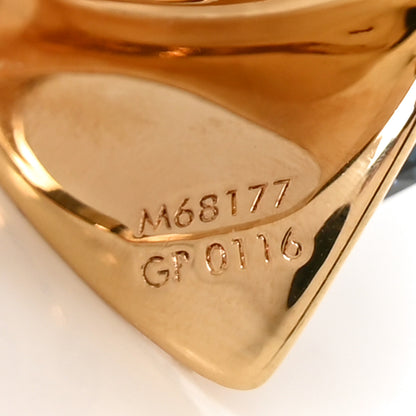 Louis Vuitton Trunkies Strass Ring  L Gold 5 of 5