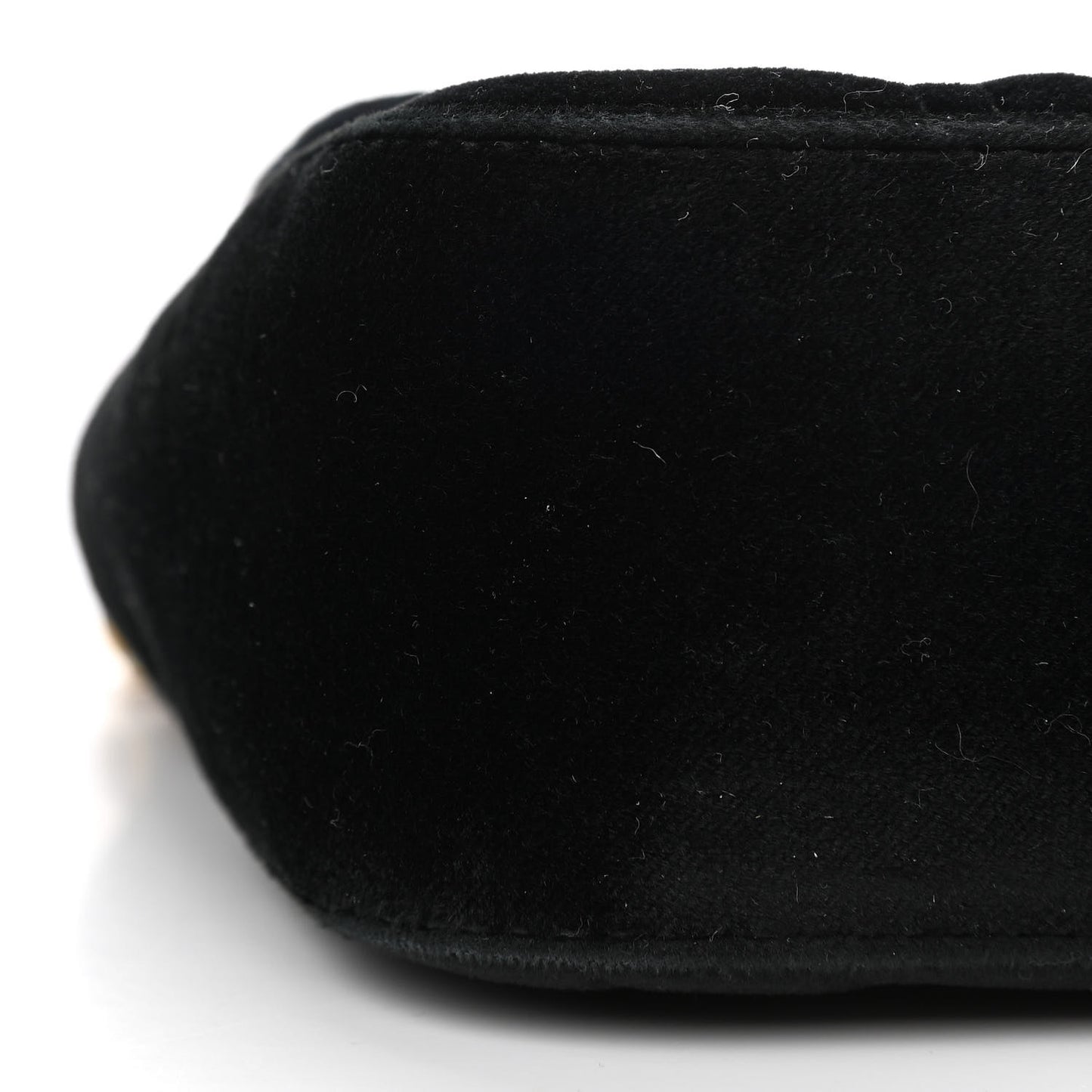 Velvet Matelasse Mini GG Marmont Shoulder Bag Black