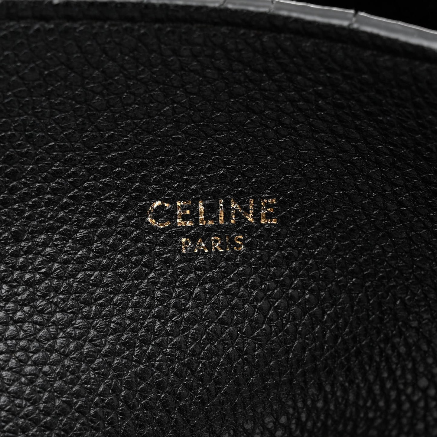 Soft Grained Calfskin Medium Belt Cabas Phantom Black