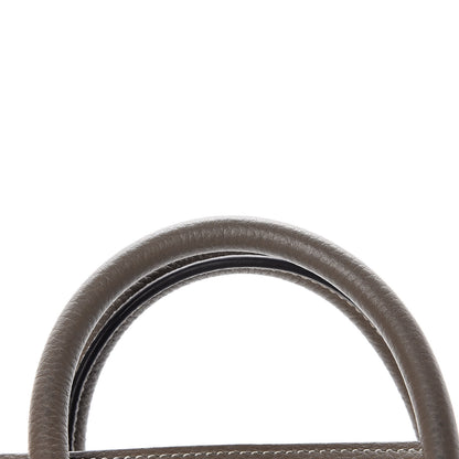 Celine Drummed Calfskin Nano Luggage Souris 11 of 12