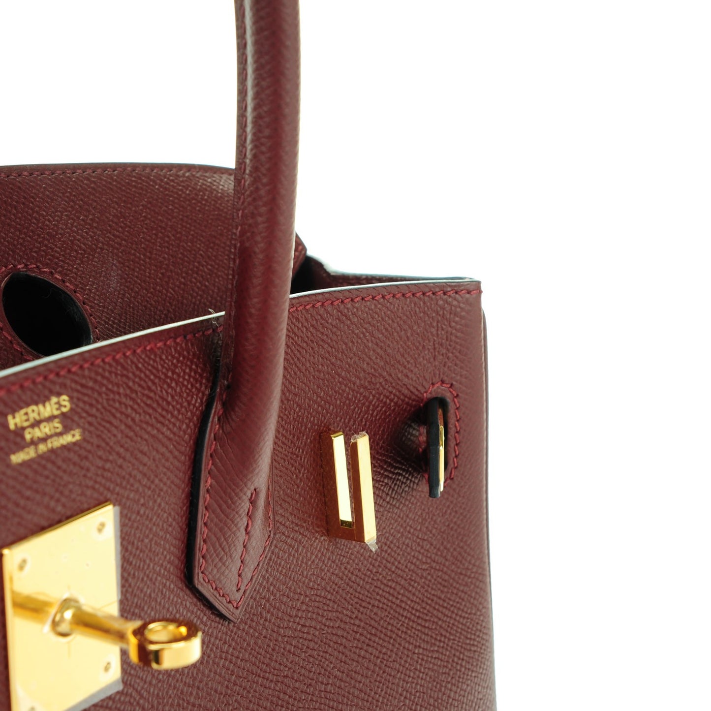 Epsom Birkin 30 Rouge H