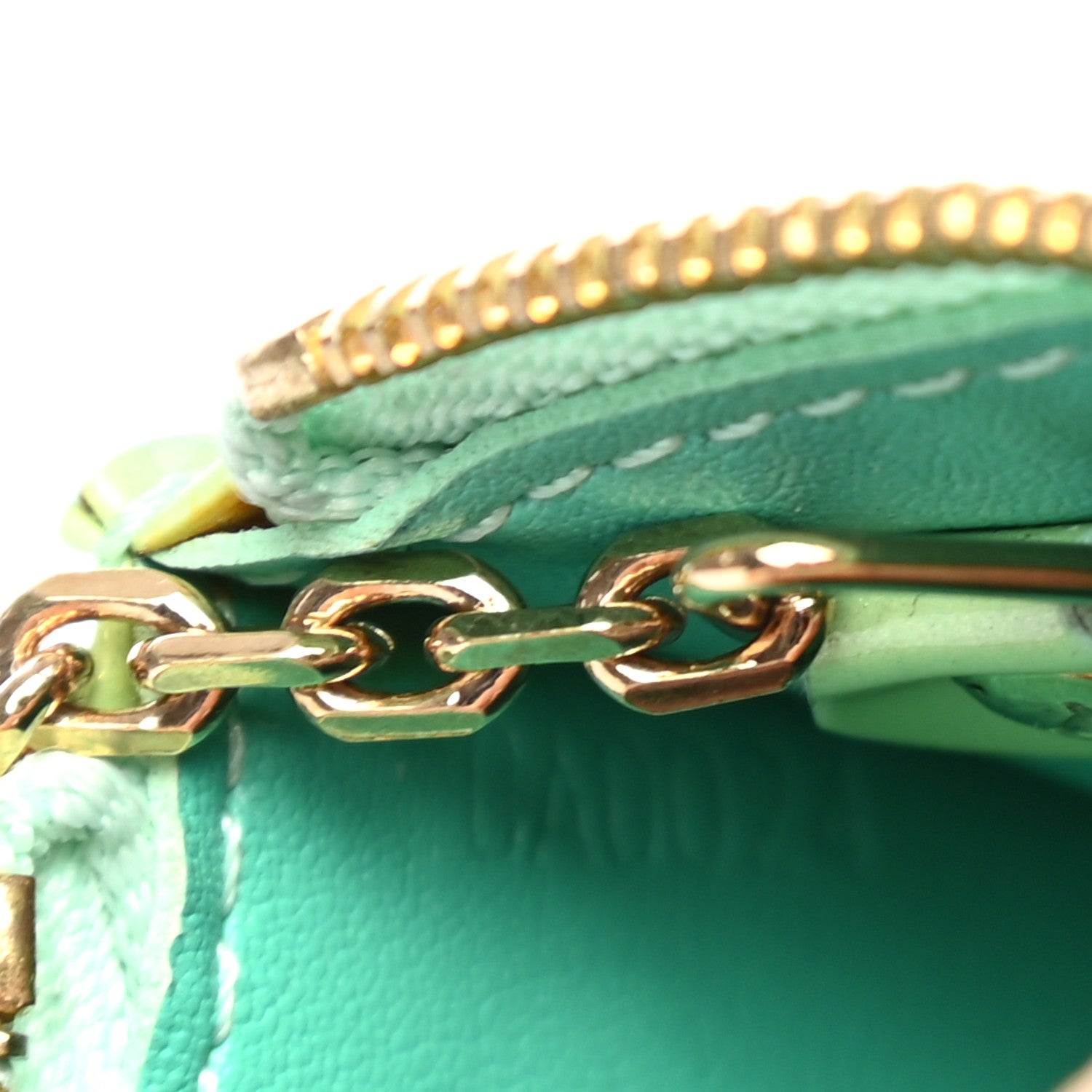 Louis Vuitton Vernis Key Pochette Peppermint 10 of 10
