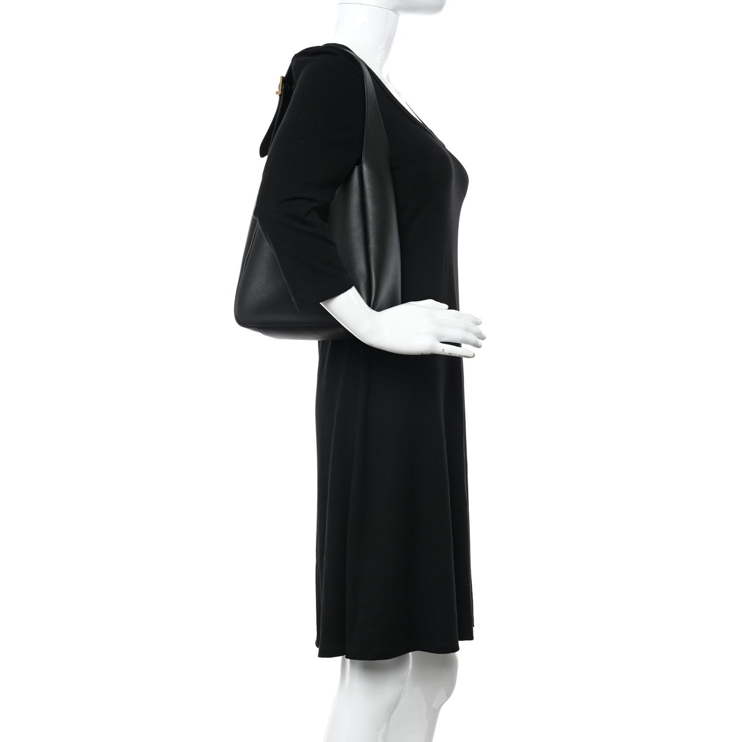 Smooth Calfskin Small Le 5 A 7 Soft Hobo Black