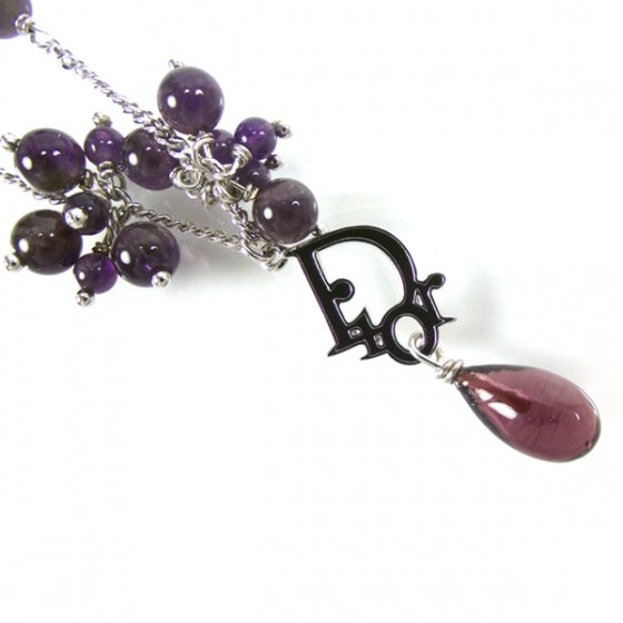 Pearl Dior Charm Necklace