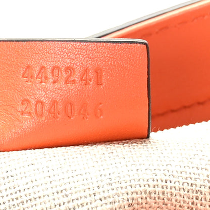 Gucci Microguccissima Small Bree Tote Sun Orange 7 of 9