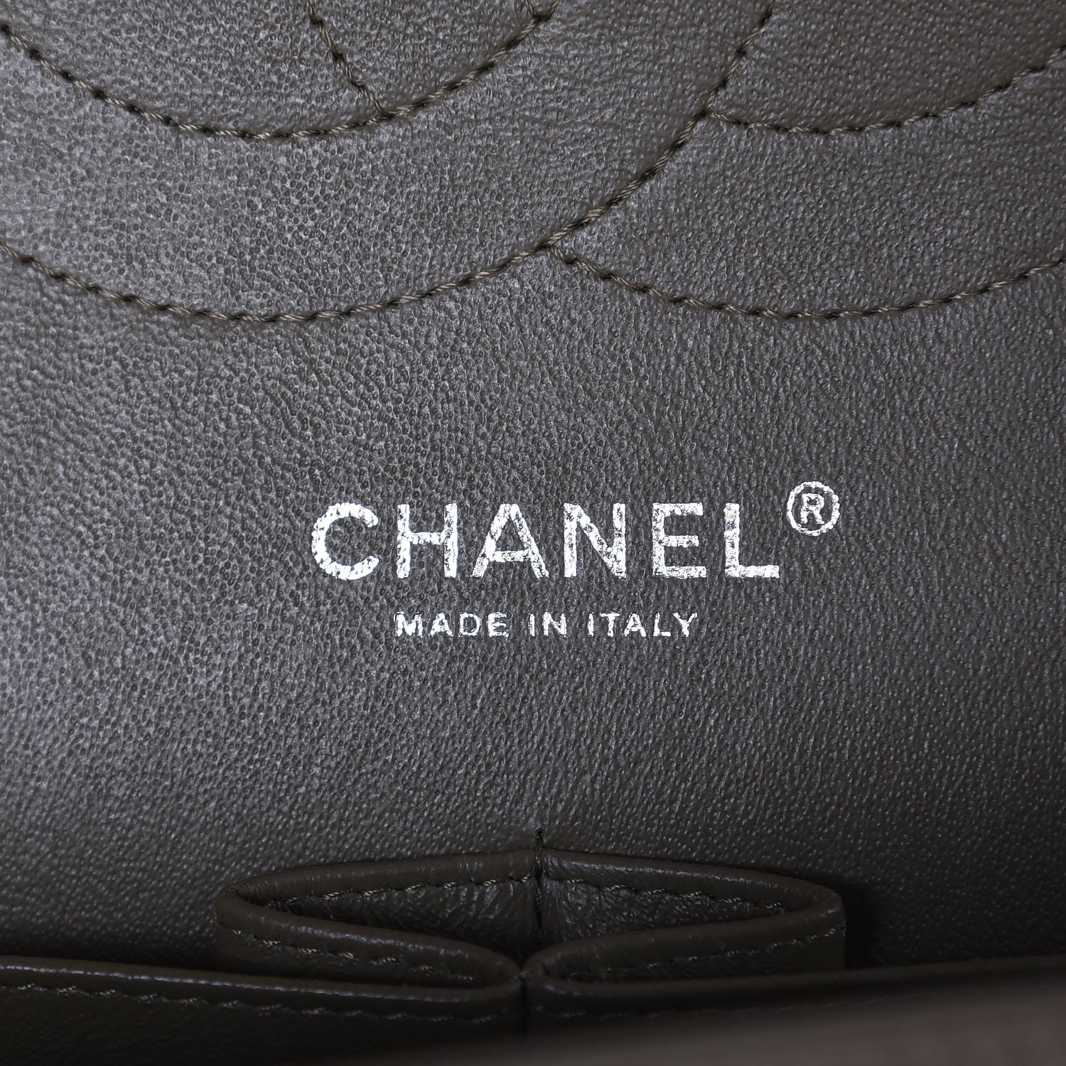 Chanel Caviar Quilted Jumbo Double Flap Khaki 7 of 8