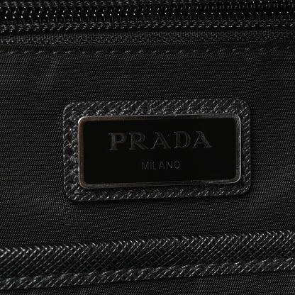 Prada Tessuto Nylon Saffiano Day Backpack Black 5 of 11