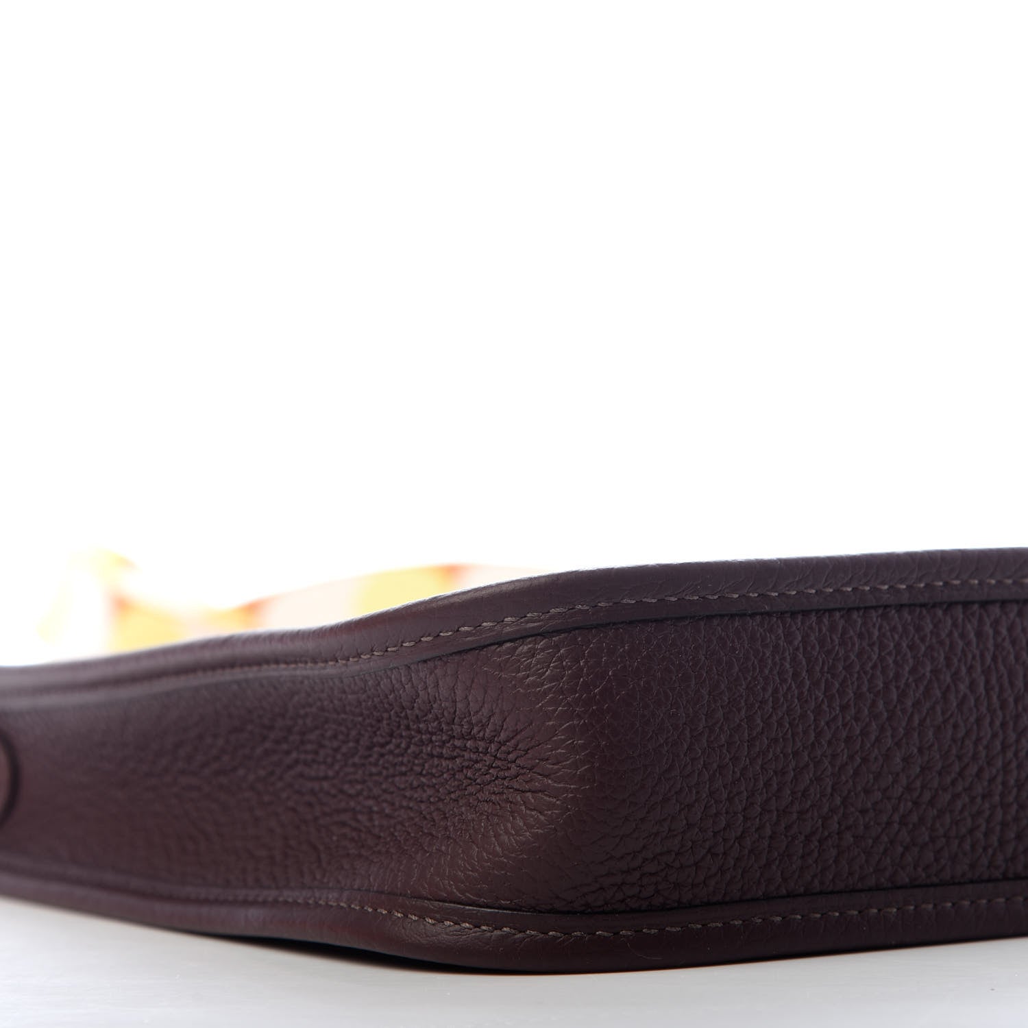 Hermes Taurillon Clemence Flipperball Sangle Evelyne TPM Rouge Sellier Caramel Nata Gold 7 of 9