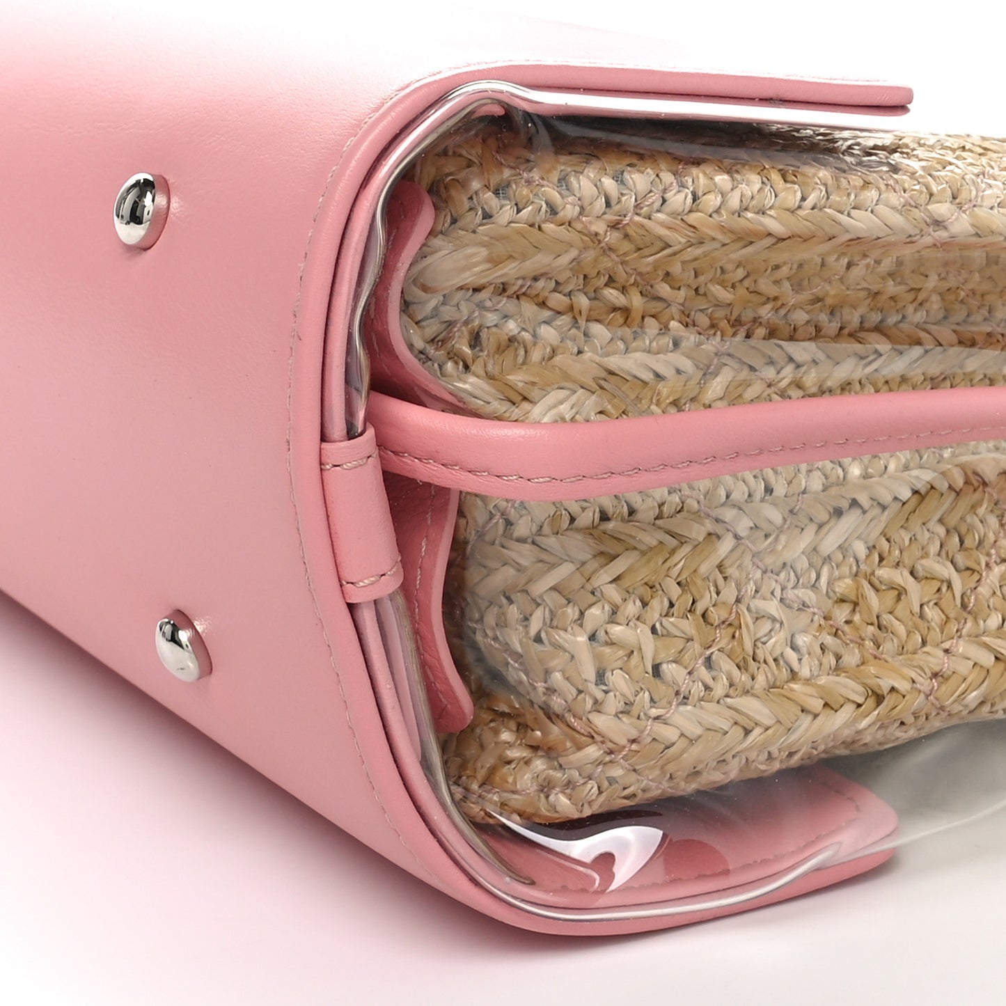 Calfskin PVC Chanel 31 Bag Pink