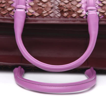 Bottega Veneta Nappa Intrecciato Top Handle Satchel Barolo Brick Peony 10 of 10