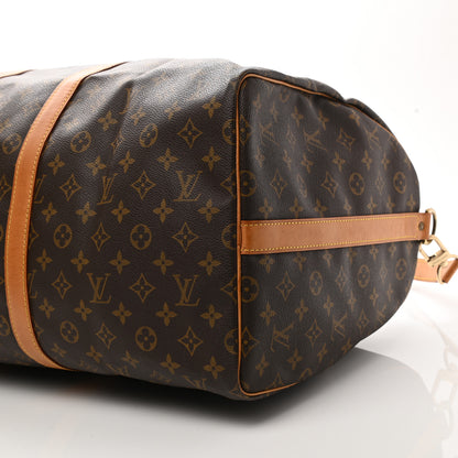 Louis Vuitton Monogram Keepall Bandouliere 55 12 of 16