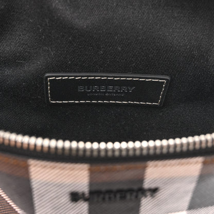Burberry E-canvas Check Cason Bum Bag Dark Birch Brown 6 of 9