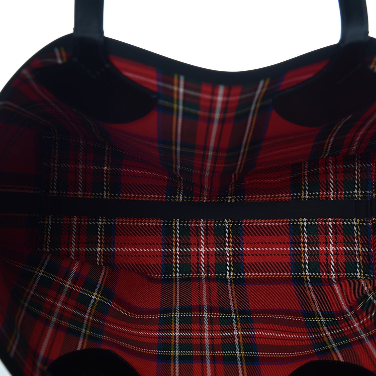 Burberry Vintage Check Medium The Giant Reversible Tote Antique Yellow Bright Red 9 of 15