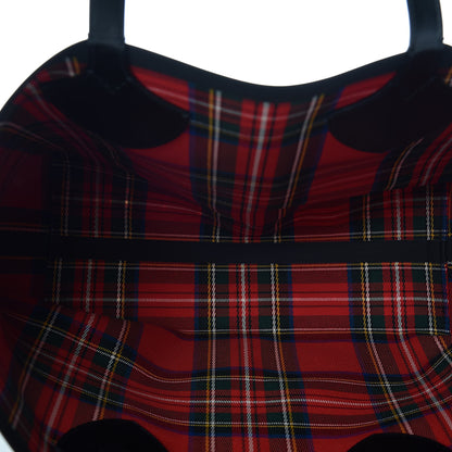Burberry Vintage Check Medium The Giant Reversible Tote Antique Yellow Bright Red 9 of 15
