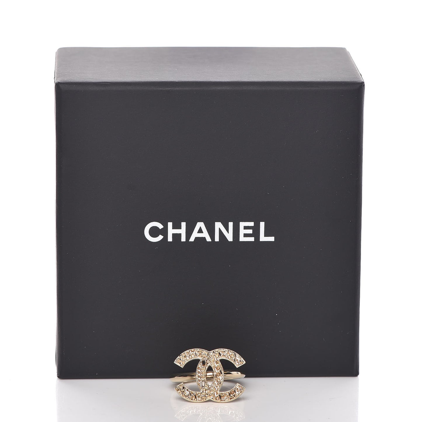 CC Chain Logo Ring 6.5 Gold